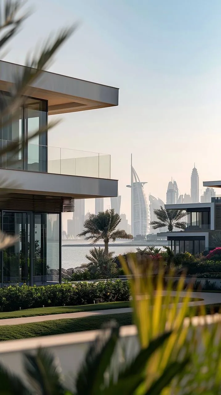 A modern residential interior in Dubai